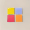 Four stacks of colored tissues with different color combinations of tissues details Picture